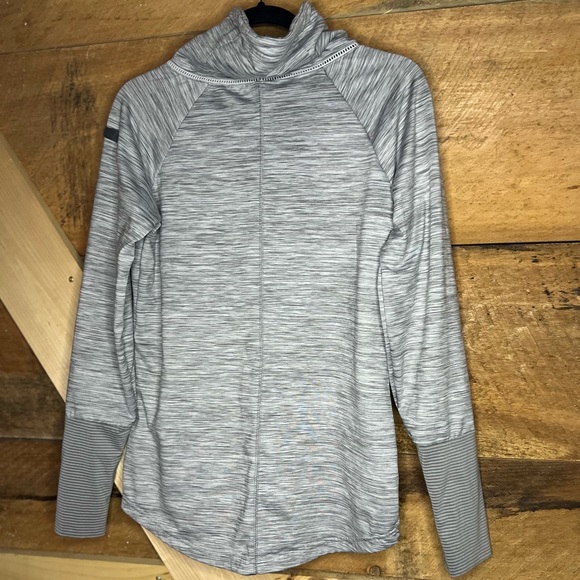 Avalanche Medium Women’s Outdoors Sweatshirt Cowl Neck Hoodie Pullover Grey - Picture 14 of 14